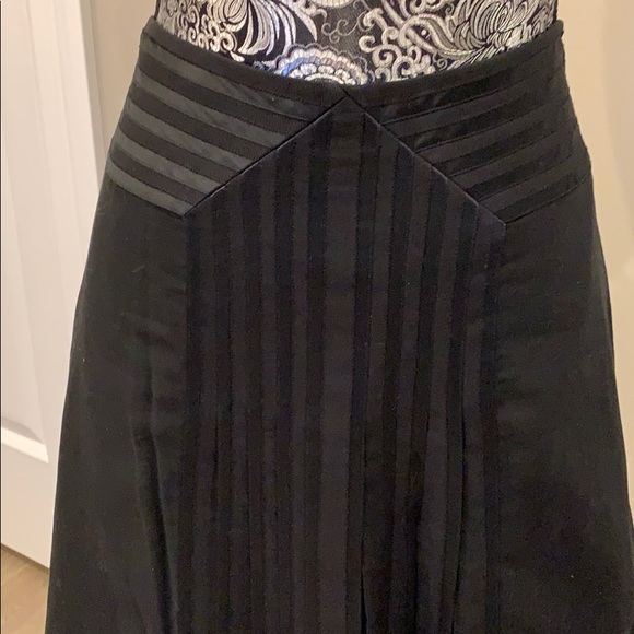 Elie Tahari silk and cotton A-Line Skirt - Picture 2 of 6